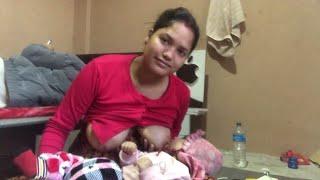 Breastfeeding vlog | breastfeeding || Srijana Shahi breastfeeding |||