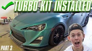 INSTALLING TANNER FOX'S TURBO KIT! AVO TURBO PROJECT PART 3