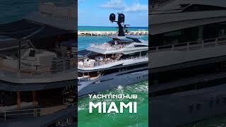 One of the nicest yachts I have seen, Miami Beach #yachtlife