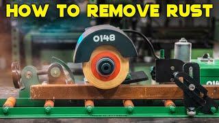 Process of Making a rust removal machine
