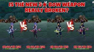 Ganyu & Tighnari BiS Weapons vs The First Great Magic Damage Comparisons! Is The New Bow Weapon OP??