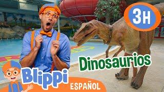 Blippi y su amigo el dinosaurio | Blippi Español | Videos educativos para niños | Aprende y Juega