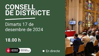 Plenari de Sants-Montjuïc, 17 de desembre de 2024