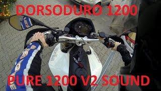 Aprilia Dorsoduro 1200 Supermoto Pure Sound of V-Twin Engine Conorian's Ride