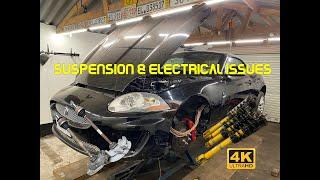 Rebuilding a wrecked Jaguar XK 5.0 Porfolio Convertible Suspension and Electrical problems