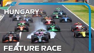 F2 Feature Race Highlights | 2024 Hungarian Grand Prix