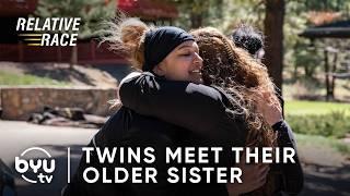 Twins Instantly Recognize Their Older Sister | Relative Race | BYUtv