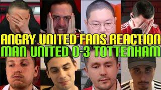 ANGRY  UNITED FANS REACTION TO MAN UNITED 0-3 TOTTENHAM | FANS CHANNEL