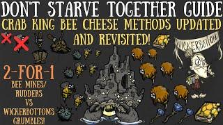 Crab King Bee Methods Updated & Revisited! NEW Cheese Strats! - Don't Starve Together Guide