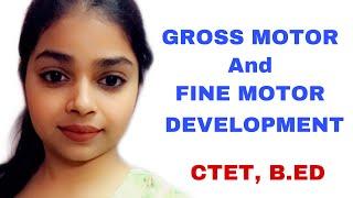 GROSS  AND FINE MOTOR DEVELOPMENT|CDP|CTET2020|B.ED|