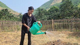 15-year-old single mother learns to garden and grow vegetables