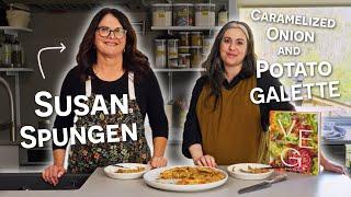 Claire Saffitz & Susan Spungen Make Perfect Fall Caramelized Onion & Potato Galette | Dessert People