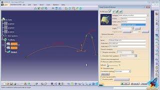 CATIA GENERATIVE SHAPE DESIGN - Sweep