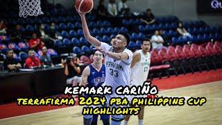 Kemark Cariño Terrafirma 2024 PBA Philippine Cup Highlights