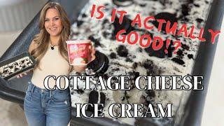 Good or a total fail?! 3 Ingredient Cottage Cheese Ice Cream