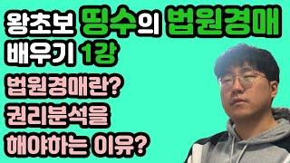 왕초보 띵수의 법원경매 배우기 1화 - 법원경매란 무엇인가?