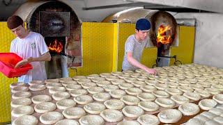 Almost 20 types of bread baking place l Brand Uzbek bread