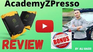 AcademyZPresso Review️WARNING️ DON'T BUY THIS UNTIL YOU SEE THIS VIDEO