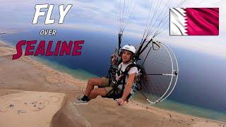 FLY over Sealine Beach - Paramotor Qatar