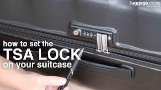 How to Set the TSA Lock Combination on a Suitcase | luggage.co.nz