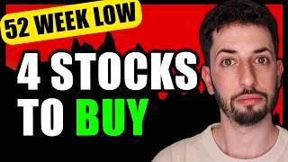 4 Stocks at 52 week Lows to Buy Now (1 Bonus Pick)