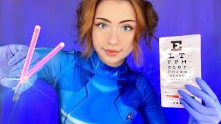 ASMR ALIEN FULL BODY EXAM DETAILED Medical Roleplay  Cranial Nerve Orbital Eye Sci-Fi Examination