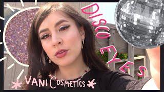 DISCO BALL EYES SUMMER GLITTER MAKEUP| VANI COSMETICS PRESSED GLITTER| CHARLOTTE TILBURY DUPE| GRWM