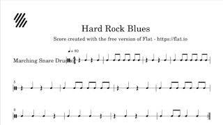 Hard Rock Blues - Snare Drum