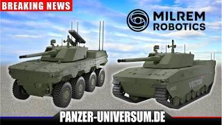 Weltneuheit! Milrem Robotics neue unbemannte Drohnenpanzer! Die zukunft der modernen Panzerwaffe.