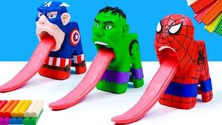 How to make Robot mod superhero Spider-man, Hulk, Captain America and Ironman with Clay