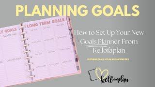 How to Set Up Your New Goals Planner