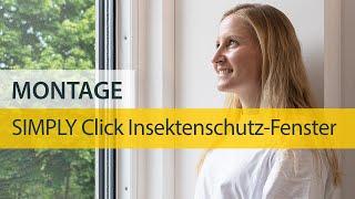 Insektenschutz-Fenster SIMPLY Click Komplett-Set - schnell montiert, einfach kleben