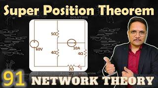 Superposition Theorem Explained: Example and Solved Problem 1