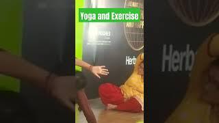 Yoga and exercise in wellness centre #fattofit #weightlossjourney #herbalife #wellness