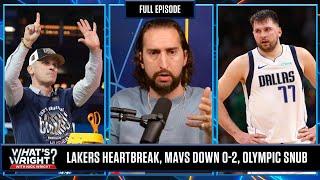 Mavs Drop Game 2, Hurley Turns Down Lakers & Nick’s Tennis Corner | What's Wright?