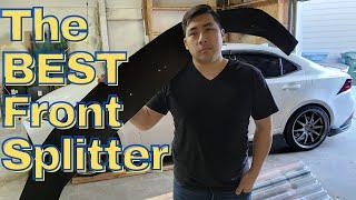 How to make your own Front Splitter for under $100!