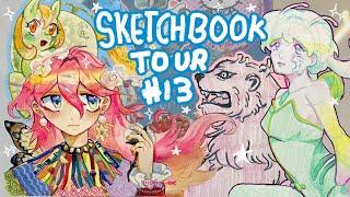 SKETCHBOOK TOUR #13  will make you want to draw 🫵