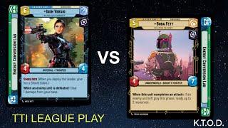 Star Wars Unlimited - TTI League Gameplay - Command Iden vs. Command Boba