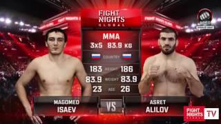 FIGHT NIGHTS Магомед Исаев vs  Асрет Алилов   Magomed Isaev vs  Asret Alilov