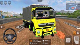 Bharatbenz Tipper Driving in Bus Simulator Indonesia - Android Gameplay | Indian Truck Games