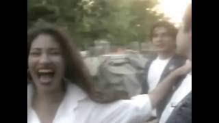 Selena joking with her husband Chris Perez