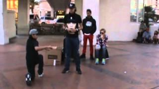 Cinema Skrillex Dance - Street Performers on the Las Vegas Strip