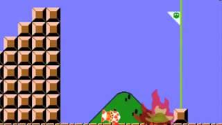 Mario Burns for 1 Hour!