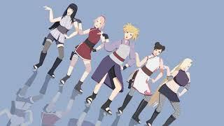 [ MMD NARUTO ] Hinata, Sakura, Temari, Tenten, Ino - Swalla