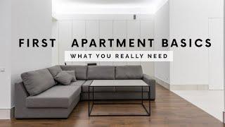 FIRST APARTMENT BASICS | What you really need (Part 1)