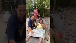 Pregnant lady uses jam to prank the guys  #shorts