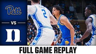 Pitt vs. Duke Full Game Replay | 2024-25 ACC Men's Basketball