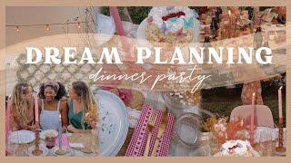 DREAM PLANNING PARTY | decorating & prepping to host a dinner party!️