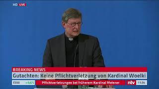 LIVE: Kardinal Woelki erhält neues Gutachten zum sexuellen Missbrauch im Erzbistum