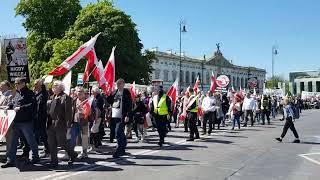 1.05.2023 r. - #MarszPokoju, #Warszawa, #Polska. Wideorelacja - część 7/14.